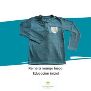 Remera manga larga Educación inicial