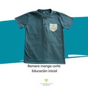 Remera manga corta Educación inicial