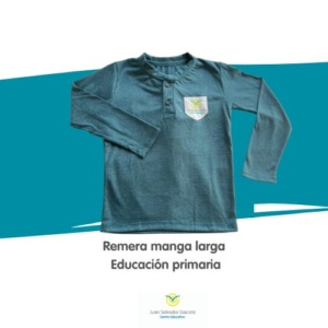 Remera manga larga Educación primaria