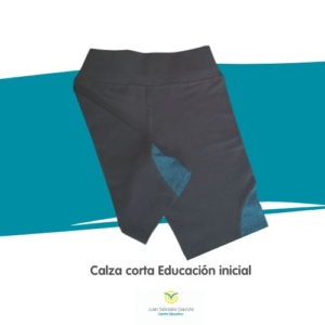 Calza corta educación inicial